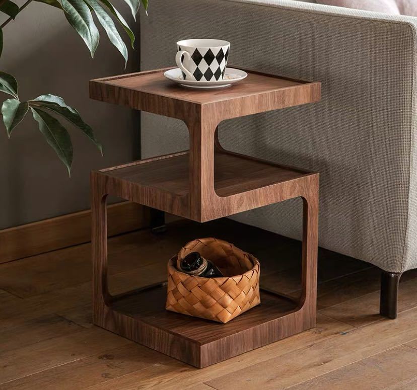 ベッドサイドテーブル 置台 サイドテーブル ナイトテーブル 高級感 アンティーク風 ．ソファーテーブル