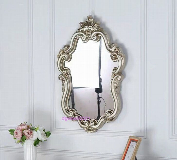 豪華鏡 アンティーク調 壁掛け鏡 壁掛け 壁掛けミラー ウォールミラー 78x85