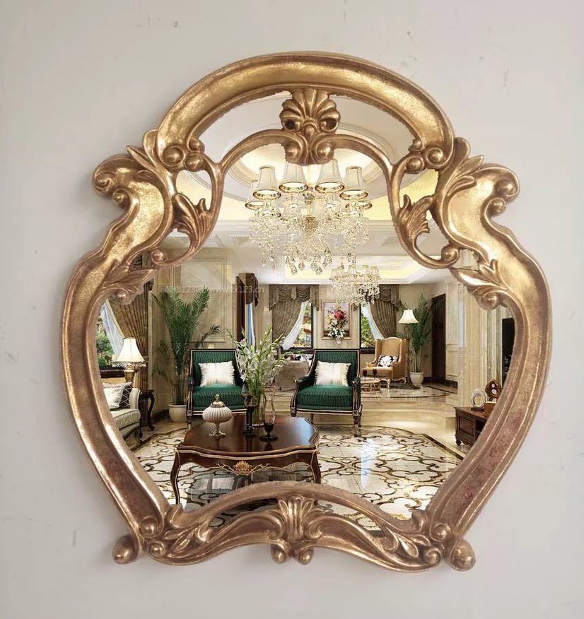 豪華鏡 アンティーク調 壁掛け鏡 壁掛け ．壁掛けミラー ウォールミラー