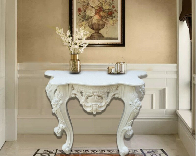 20220701-13 サイドテーブル コンソールテーブル .玄関テーブル 花台 電話台 幅100cm [2]