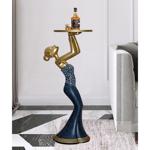 リビング飾り インテリア雑貨 大型置物 室内装飾 お部屋を飾る サイドテーブル