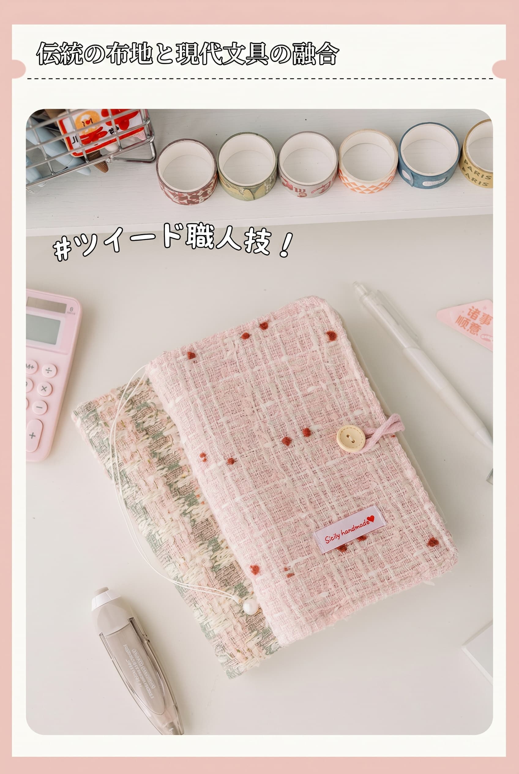 家計管理ケース 家計簿 6穴リングルーズリーフ 袋分け 17*9cm クリアファイル ツイ...