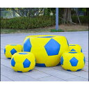 サッカー テラス用 テーブル&チェア4脚5点セット ガーデンチェア 庭 屋外