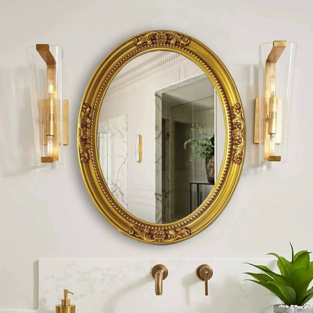 高級感 豪華鏡 アンティーク調 壁掛け鏡 壁掛け ．壁掛けミラー ウォールミラー