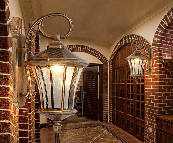 OU3-1-8壁掛け照明 壁掛け灯 インテリア照明 玄関灯 ．アンティーク 外灯 廊下 屋外