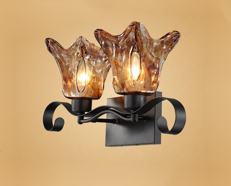 壁掛けライト ブラケットライト 室内照明 玄関灯 照明器具 壁掛け照明 アンティーク水晶ガラス