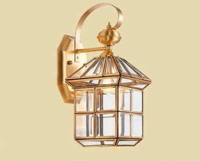 Lighting - OU1-1-6壁掛け照明 壁掛け灯 インテリア照明 玄関灯 ．アンティーク 外灯 廊下 屋外 高級銅