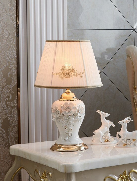 D5-3インテリア照明 テーブルスタンド 照明スタンド 卓上ステンド．高級陶器ステンド