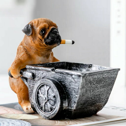 犬型 灰皿 イヌ 卓上収納 小物入れ パグ雑貨 キーケース 置物 PUG 犬型 灰皿 イヌ 卓上収納 小物入れ パグ雑貨 キーケース 置物 PUG