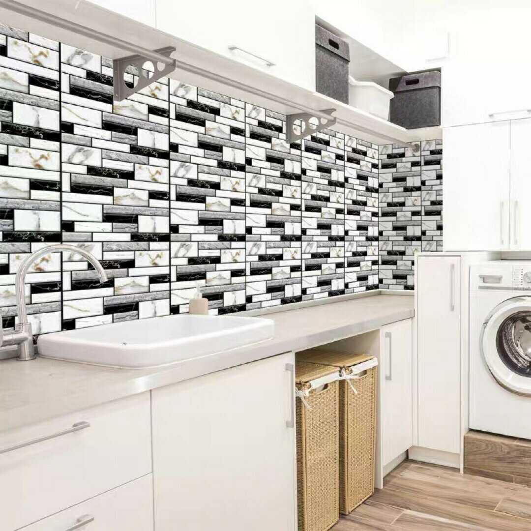 3D壁紙 リメイクシート 剥がせる DIY リフォーム 防水 立体シール