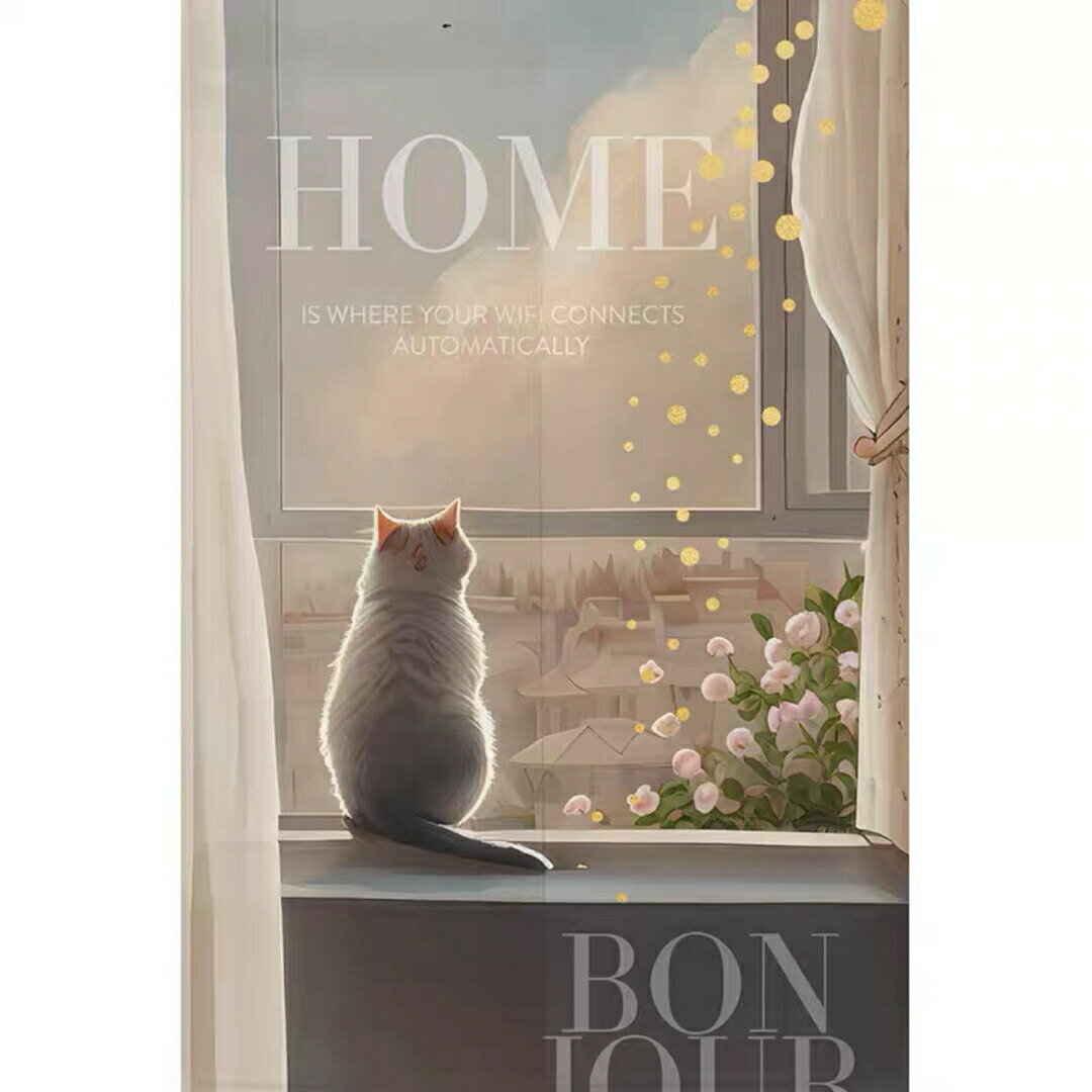 のれん ロング 暖簾 85×150 間仕切り 洋風 輸入雑貨 猫柄