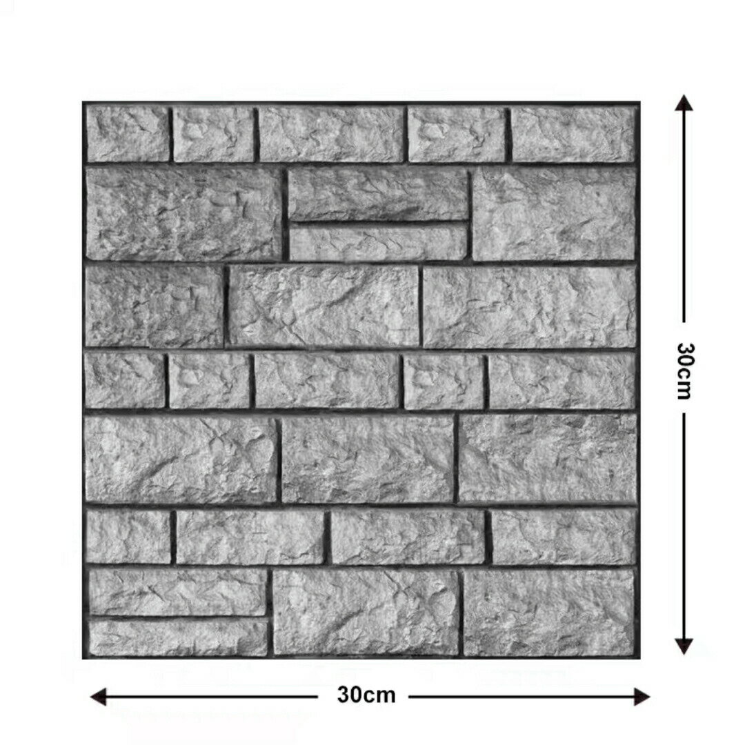3D壁紙 リメイクシート 剥がせる DIY リフォーム 防水 立体シール