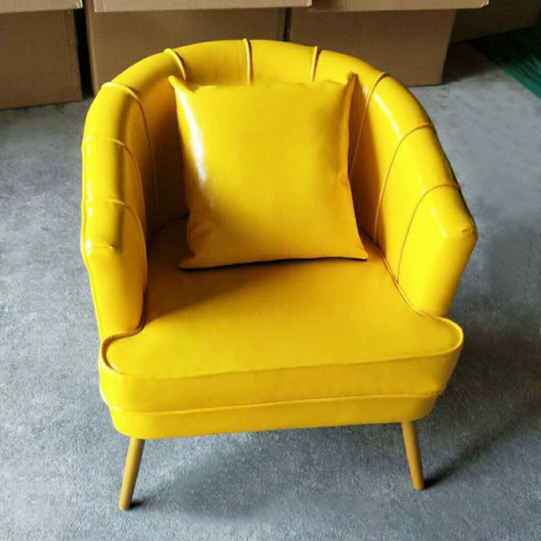 1人掛け ソファー 座り心地が良い ベルベット ソファ モダン リビングソファ