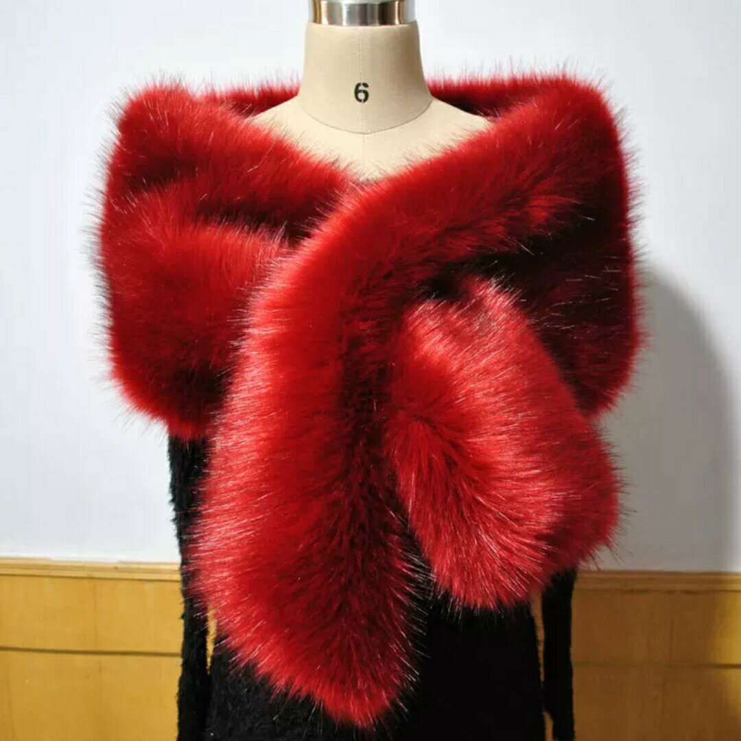 毛皮風ミンクケープ ．ファーショール ファーストール ポンチョ ボレロ ストール