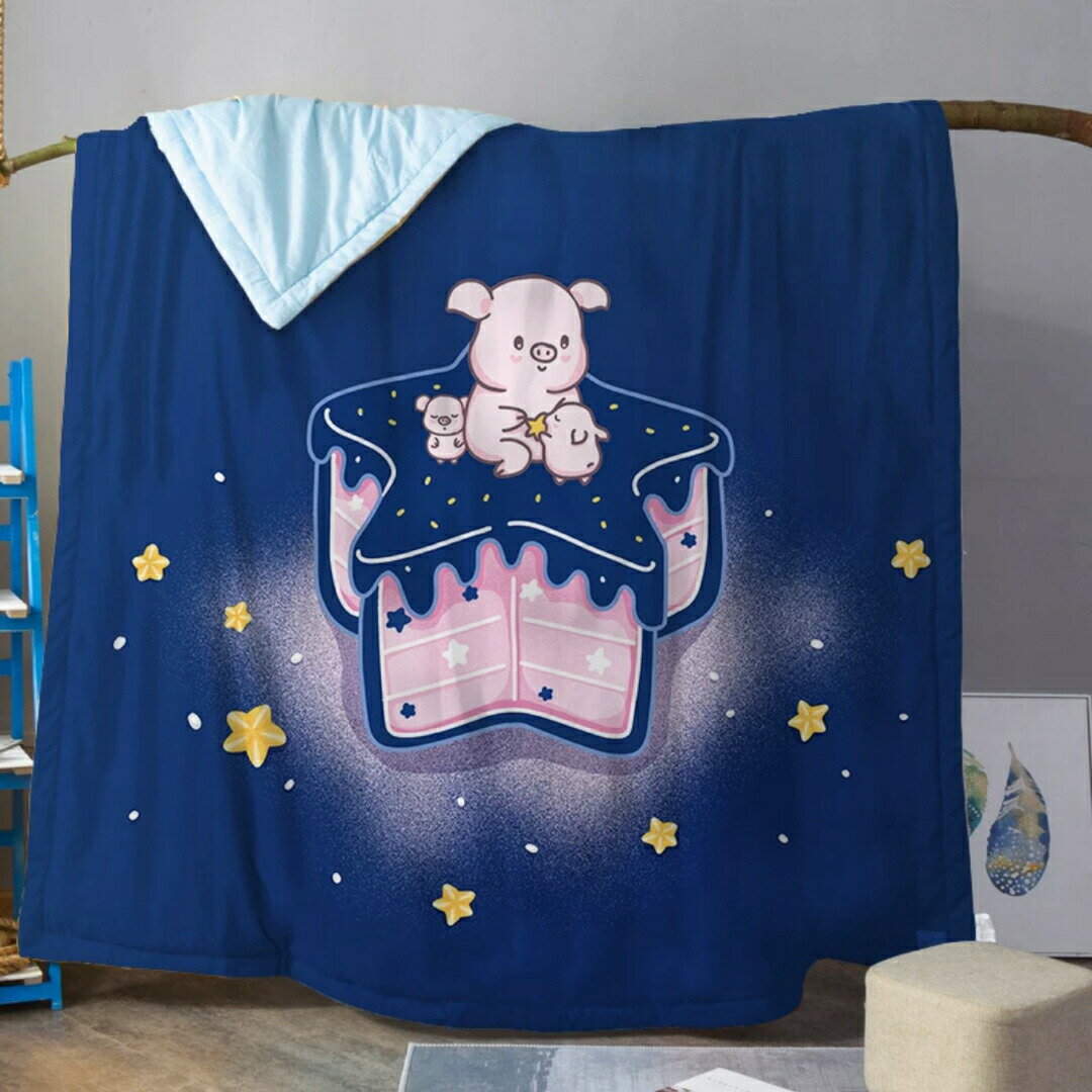 可愛い 毛布 ブランケット ひざ掛け かけ布団150x200ブタ雑貨