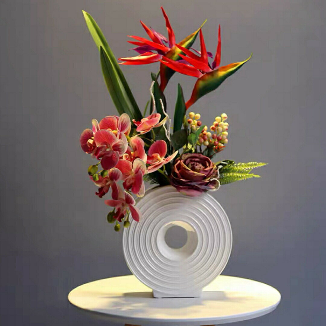 造花 盆栽 インテリアフラワー お部屋の装飾 フラワーポット入り 造花ブーケ