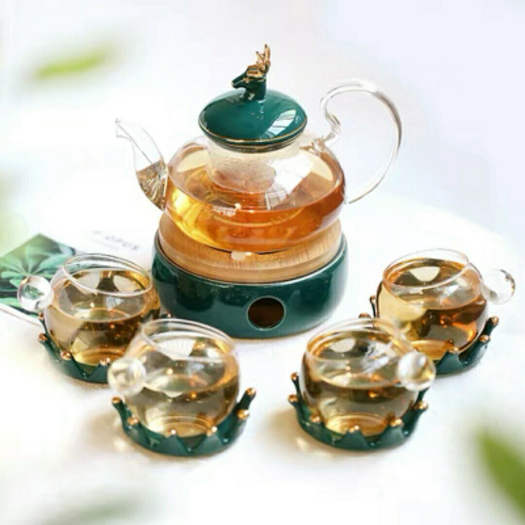 ティー・コーヒーカップセット カップ＆ソーサー4客セット ．陶器ティーセット