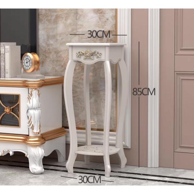 サイドテーブル コンソールテーブル 玄関テーブル 花台 電話台 植木鉢置き