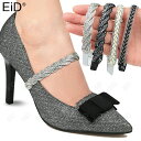 EID-女性用レースアップシューズのペア,弾力性の高い靴ひも,十分な滑り止めストラップ,靴アクセサリー|詳細画像