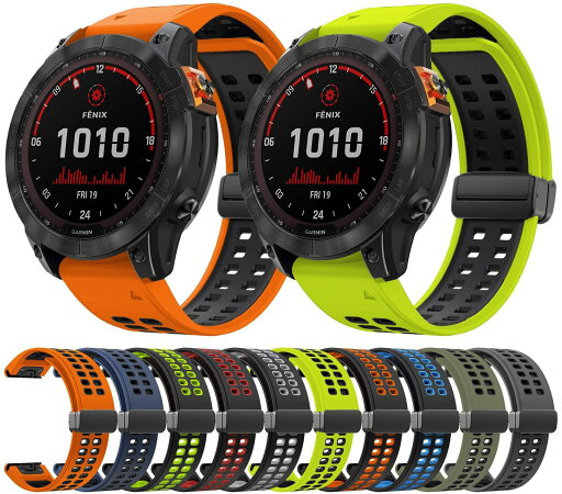 最新 コンパチブル GARMIN専用 四角の穴二色 磁気シリコーン時計バンド ベルト 脱落防止 QuickFit 20mm/22mm/26mm 磁気表ボタンを折り畳む柔軟なゴム 防水 最新 コンパチブル GARMIN専用 四角の穴二色 磁気シリコーン時計バンド ベルト 脱落防止 QuickFit 20mm/22mm/26mm 磁気表ボタンを折り畳む柔軟なゴム 防水