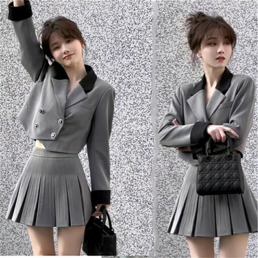 卒業式 スーツ 女の子 韓国 制服 ピアノ発表会 ジャケット+スカート スーツ 卒服 フォーマル 中学 受験 フォーマルスーツ 女児 ジュニアスーツ 2点セット 高校生 卒業式スーツ 入学式 発表会 結婚式 子供スーツ ジャケット スカート グレー 卒業式 スーツ 女の子 韓国 制服 ピアノ発表会 ジャケット+スカート スーツ 卒服 フォーマル 中学 受験 フォーマルスーツ 女児 ジュニアスーツ 2点セット 高校生 卒業式スーツ 入学式 発表会 結婚式 子供スーツ ジャケット スカート グレー