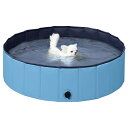 【送料無料 160*30CM】ペットプール プール ペット用プール ペット用バスグッズ 犬&猫 便利なプール 折り畳み 丈夫 持ち運びに便利 おもちゃ 水遊び お風呂 浴槽 バスタブ 中型犬 大型犬 破れにくい 滑り止め加工 犬用品 猫用品 猛暑対策 犬猫お風呂用 コンパクト|詳細画像