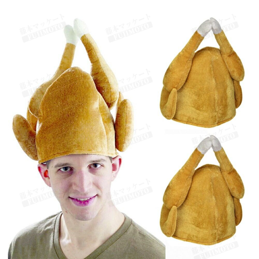 クリスマス チキン 帽子 被り物 かぶりもの コスプレ Xmas Christmas 仮装 クリスマスグッズ パーティ..