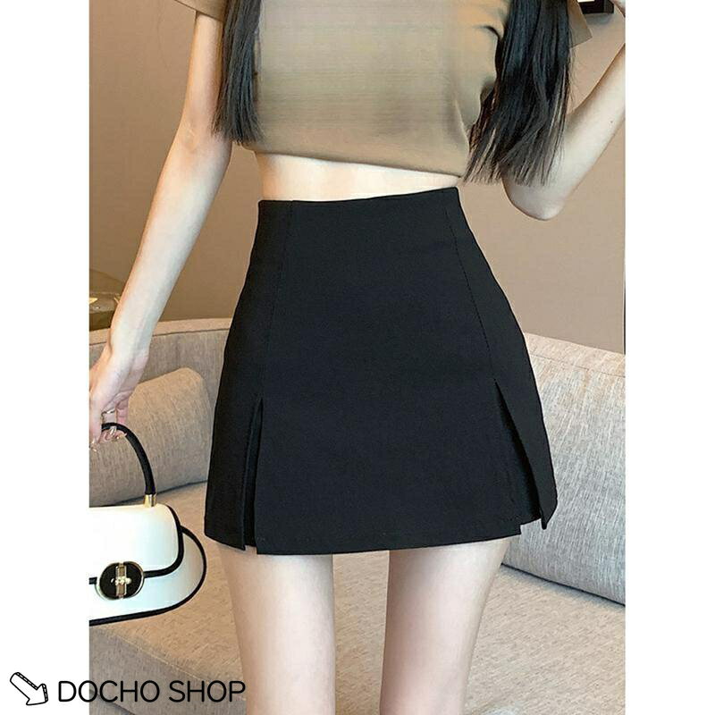 乐天商城 - キュロット ショートパンツ レディース ハイウエスト スリット スカート風 Aライン 美脚 体型カバー きれいめ 春 夏 秋 オフィス