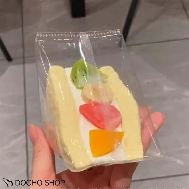 スクイーズ フルーツサンド 低反発 おもちゃ かわいい 握る ストレス解消 もちもち おしゃれ オシャレ Y2K 握って遊ぶ そっくり ふわふわ dochoshop-10002350 DOCHOSHOP楽天市場店 サンプル画像2