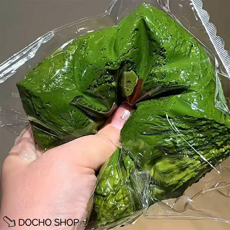 DOCHOSHOP楽天市場店の高伸縮 おもちゃ 抹茶パン 水感 スクイーズケーキ スクイーズケーキ スクイーズ 癒し スクイーズ ふわふわ食パン 低反発ソフト ストレス解消｜アングル3