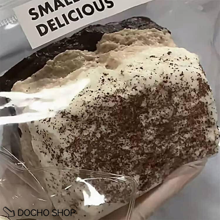 スクイーズ パン 低反発 小トースト付 食べ物 立体 DIY 3D ティラミストースト ふ...