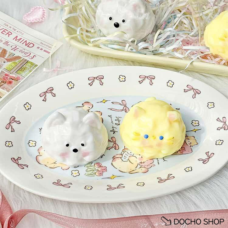 猫 ケーキおもちゃ ストレス解消 4点セット スクイーズ スクイーズ 伸縮自在 4点セット 水感スクイーズ いぬ 癒し 万能アイテム ぷにぷに弾力 dochoshop-10002533 DOCHOSHOP楽天市場店 サンプル画像3