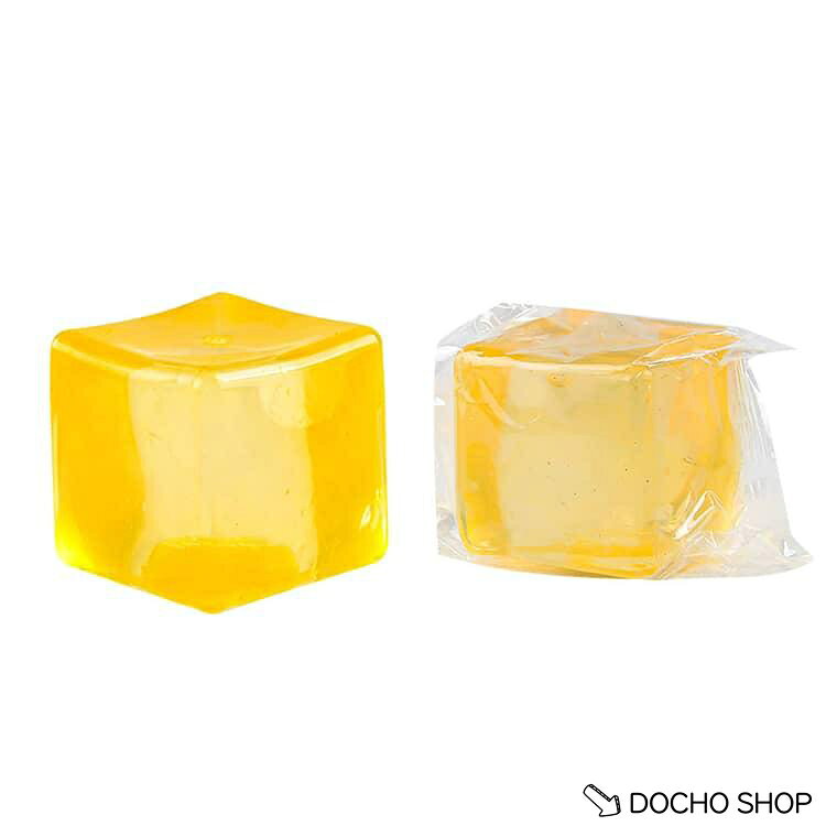 【楽天スーパーSALE】アイスキューブ 透明 5個セット 氷 ぷにぷに 5.5cm 握る玩具 スクイーズ 袋付き スローリバウンド カラフル 大サイズ アイス 面白い dochoshop-10009748 DOCHOSHOP楽天市場店 サンプル画像3