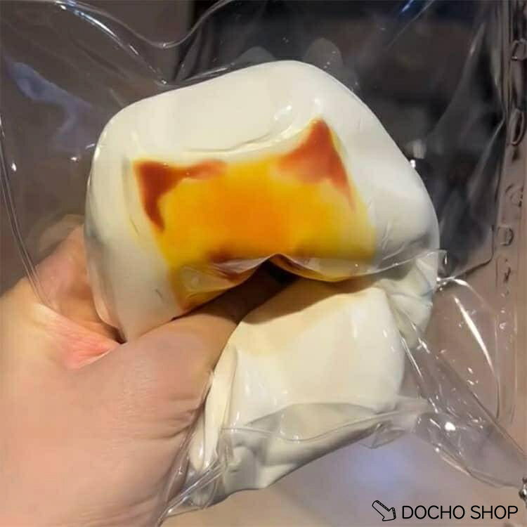DOCHOSHOP楽天市場店のスクイーズ スクイーズ ストレス解消おもちゃ水感 伸縮性のあるスティッキーボールおもちゃ 弾力性が高く 手触りが柔 餅形センサリーデスクア｜アングル3