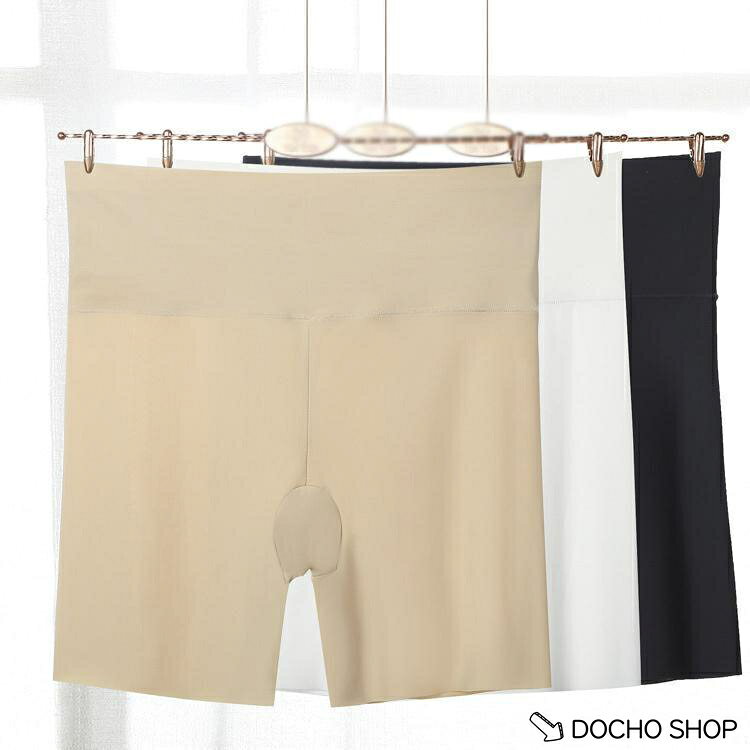 DOCHOSHOP楽天市場店のぺチパンツ レディース インナー スパッツ 下着 接触冷感 引き締め ペチコート パンツ 涼しい ペチパンツ レギンス 三分丈 涼感 股ずれ防止｜アングル2