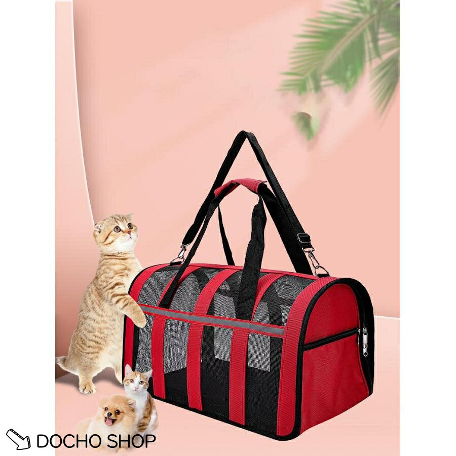 商品名:ペットキャリー ペットキャリーバッグ 折りたたみ バッグ 2way ショルダー 猫バック バック 猫 犬 小型犬 軽量 ペットキャリーケース 避難 商品説明:猫バック 病院 ドライブ 2way サイズ:S M L サイズについての説明:S（おすすめ体重2kg以下） M（おすすめ体重4kg以下） L（おすすめ体重5kg以下） 素材:オックス 色:レッド グリーン バラ グレー ブルー ブラック