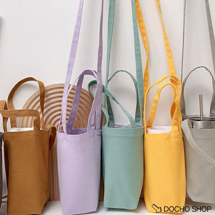 DOCHOSHOP楽天市場店のショルダー ボトルカバー ボトルケースペットボトルカバー 子供 500ml アウトドア 運動会 キャンバス350ml 1000ml 肩か｜アングル2