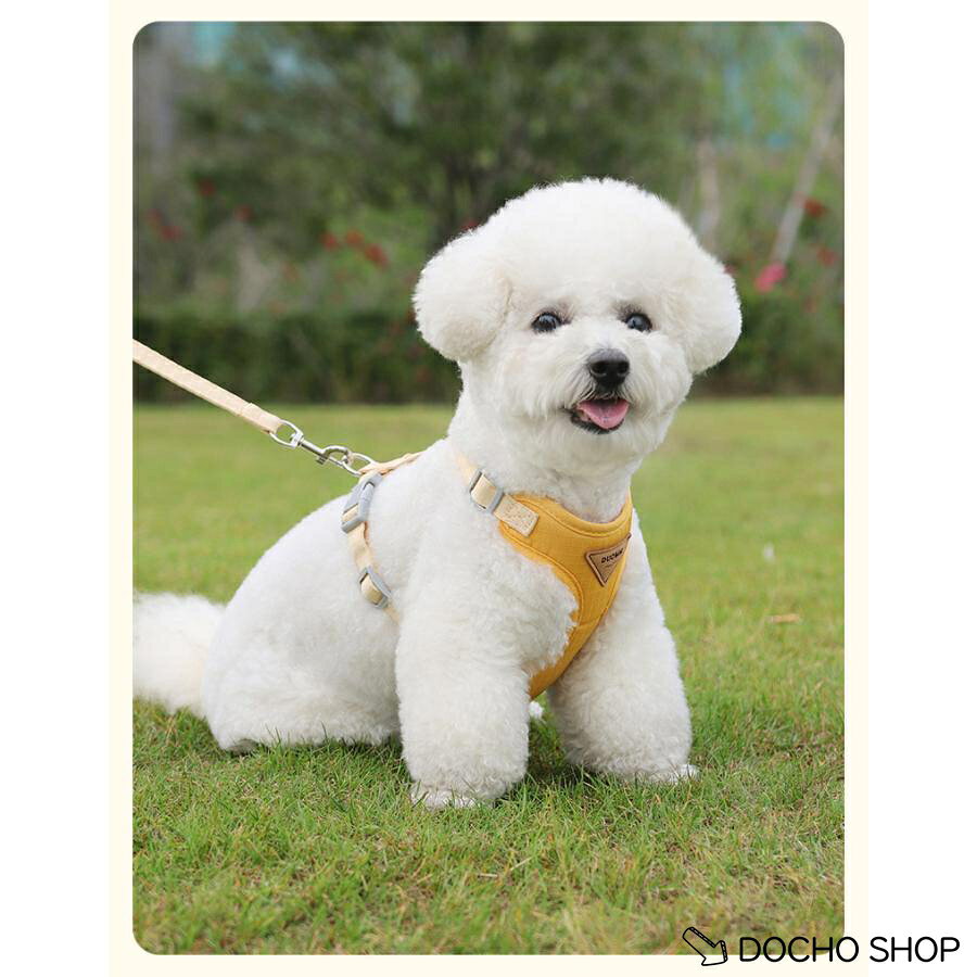 商品名:犬 ハーネス 小型犬 犬用 ハーネス 犬のハーネス かわいい 抜けない 抜けにくい 脱げない 脱げにくい 胴輪 簡単装着 快適 スポーツハーネス 商品説明:ペット用ハーネス 犬用ハーネス 犬服 サイズ:XS S M L サイズについての説明:XS 首回り22-26cm バスト34-38cm 重さ78g おすすめ体重2-3kgS 首回り24-32cm バスト38-44cm 重さ80g おすすめ体重3.5-6.5kgM 首回り32-40cm バスト43-51cm 重さ84g おすすめ体重7-10kgL 首回り35-45cm バスト50-56cm 重さ89g おすすめ体重10-14kg 素材:チュール