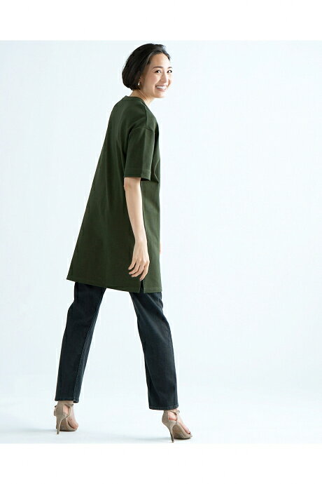 セール50%OFF 【ドゥクラッセ】 トップス Tシャツ カットソー 太番手コットン・天竺ビッグTシャツ レディース ( S〜XXL ) おしゃれ きれいめ 30代 40代 50代 大人、輝く服 【DoCLASSE】 doclasse-10003229 DoCLASSE サンプル画像3
