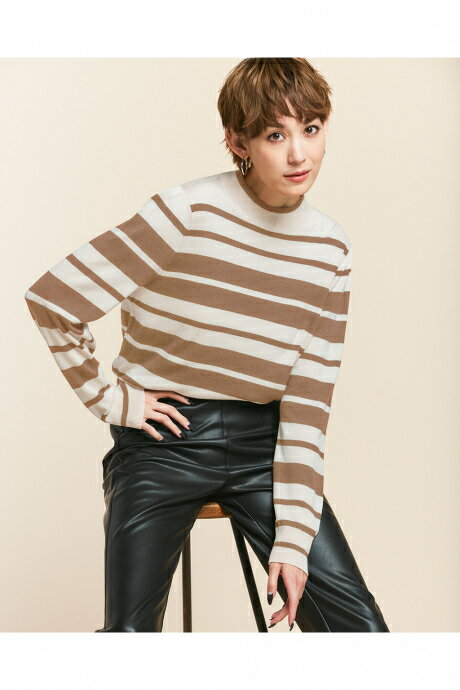 【お買い物マラソンポイント5倍】【ドゥクラッセ】 シルクフィール・エッセンシャルハイネック レディース ( S〜XXL ) 30代 40代 50代 大人、輝く服 【DoCLASSE】