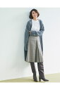 【ドゥクラッセ】 ウール混・チェック柄スカートライクパンツ レディース ( 7~15 ) 30代 40代 50代 大人、輝く服 【DoCLASSE】