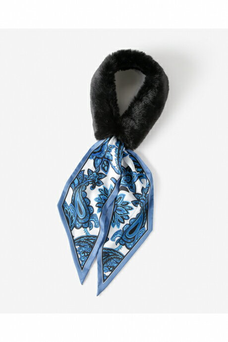 【ドゥクラッセ】 エコファー・ティペットスカーフ レディース ( F～F ) 30代 40代 50代 大人、輝く服 【DoCLASSE】