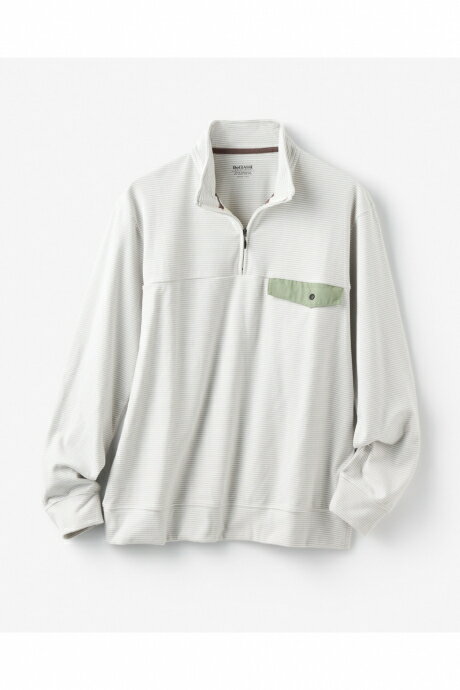 【ドゥクラッセ】 ウルトラソフト両面起毛・ハーフジップ メンズ ( S〜XXL ) 30代 40代 50代 大人、輝く服 【DoCLASSE】