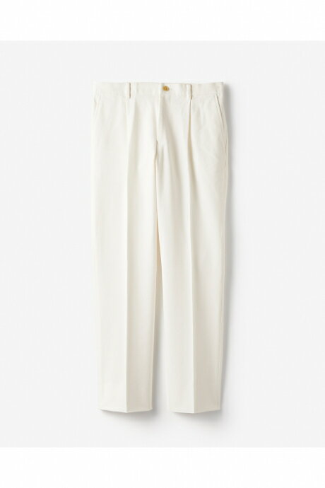 【ドゥクラッセ】 縦横ライトテクスチャー・ストレート・ワンタック メンズ ( S〜XXXL ) 30代 40代 50代 大人、輝く服 【DoCLASSE】