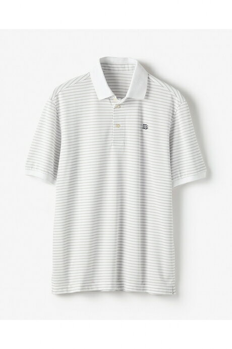 Rakuten - セール10%OFF 【ドゥクラッセ】 エクストラクリーン鹿の子ボーダーポロ 半袖 メンズ ( S〜XXL ) 30代 40代 50代 大人、輝く服 【DoCLASSE】