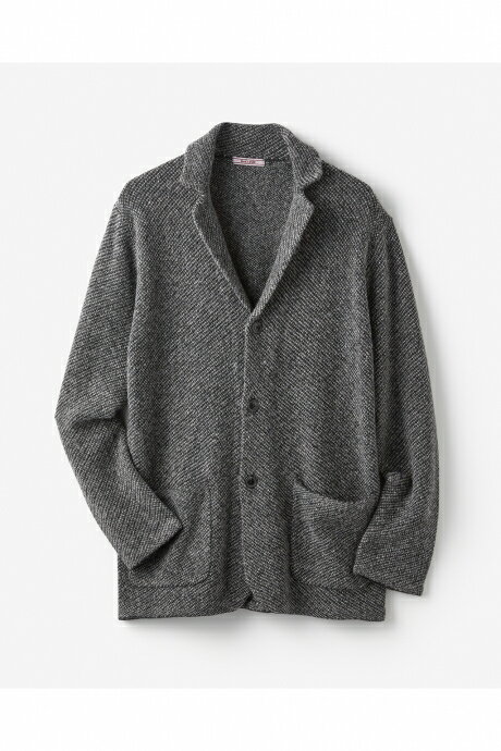 Rakuten - セール37%OFF 【ドゥクラッセ】 ジャカード柔らかカーディガンジャケット メンズ ( S〜XXL ) 30代 40代 50代 大人、輝く服 【DoCLASSE】