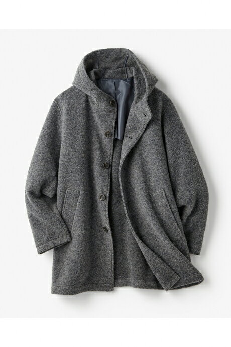 Rakuten - セール45%OFF 【ドゥクラッセ】 アウター ウール混ストレッチボア・フーデッドコート メンズ ( S〜XXL ) 30代 40代 50代 大人、輝く服 【DoCLASSE】