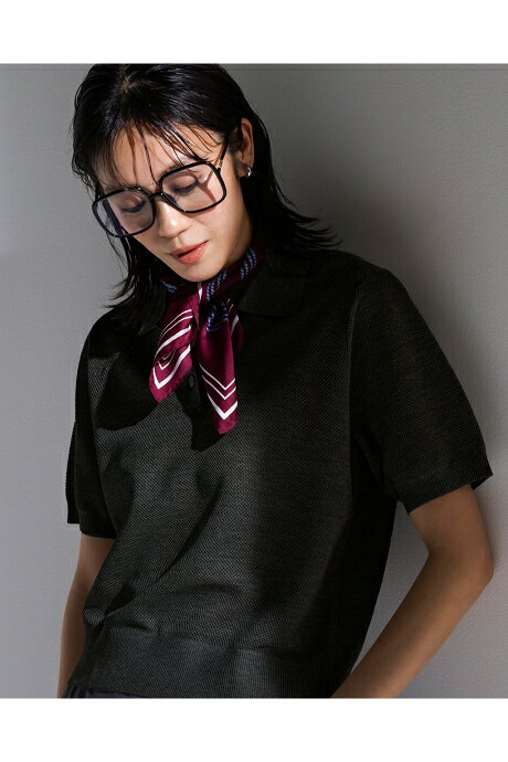 Rakuten - 【ドゥクラッセ】 スパークリングニット・ポロシャツ レディース ( S〜XL ) 30代 40代 50代 大人、輝く服 【DoCLASSE】