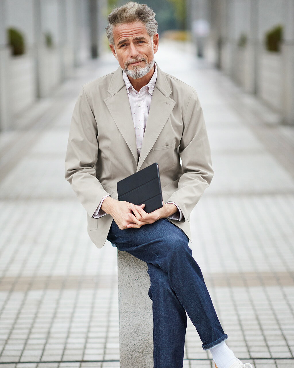 【お買い物マラソンポイント5倍】【ドゥクラッセ】 ユーティリティジャケット メンズ ( S〜XXL ) 30代 40代 50代 大人、輝く服 【DoCLASSE】