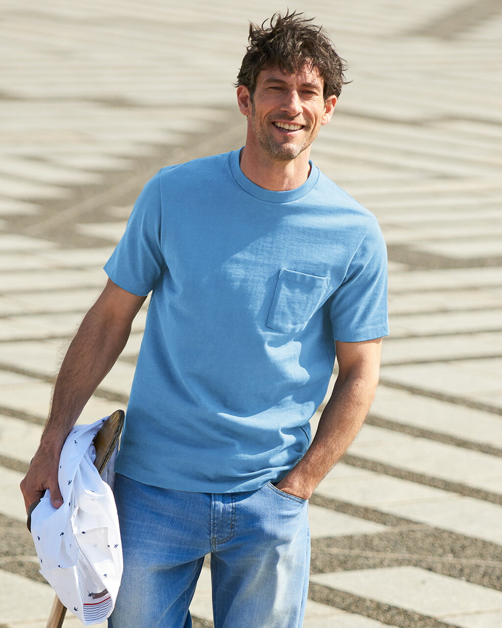 【お買い物マラソンポイント5倍】【ドゥクラッセ】 コットンタフT ・ 半袖 メンズ ( S〜XXL ) 30代 40代 50代 大人、輝く服 【DoCLASSE】